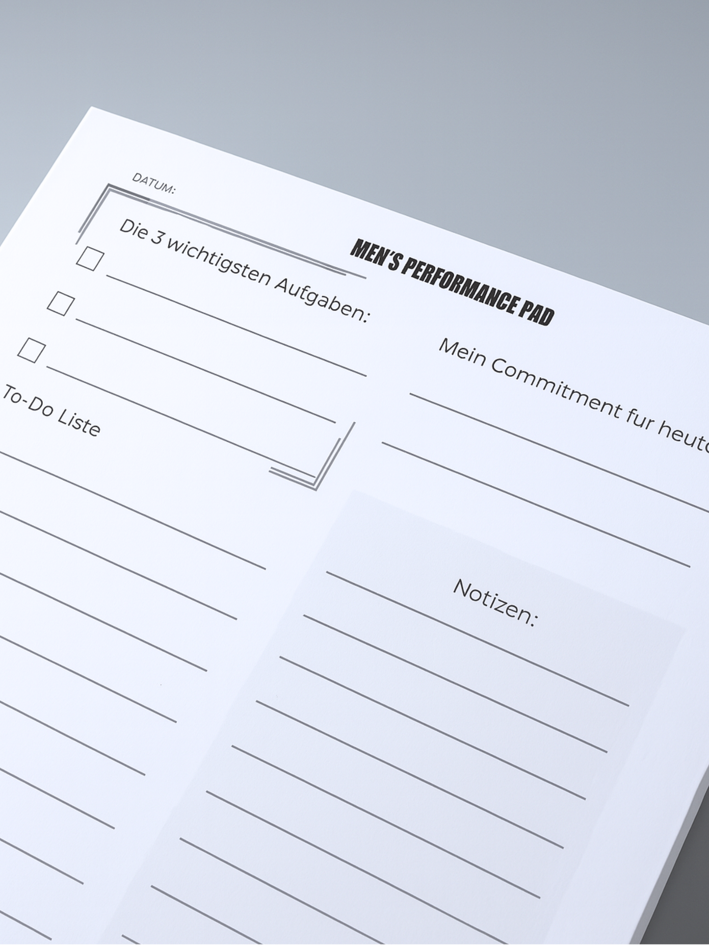Mens Performance Pad